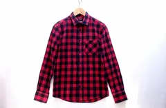 【220131】MICHEL KLEIN HOMME ミッシェルクランオム  ブロックチェック ネルシャツ メンズ  ・46のサムネイル