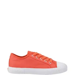 ハッシュパピー レディース シューズ スニーカー Hush Puppies Freya Canvas Trainer Orange オレンジのサムネイル