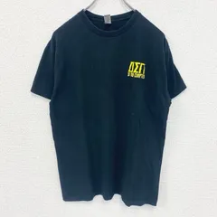 古着 used　GILDAN　ギルダン　半袖デザインTシャツ　バックプリント　サメ　DELTA SIG　黒　ブラック　Mサイズ
