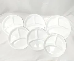 【221119】CORELLE コレール  プレート6枚セット　皿　大皿　USA製 ホワイト