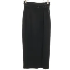 美品 Lily Brown リリーブラウン ロング丈 タイトスカート 0 ブラック インナーパンツ付き レディース 古着