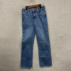 ZARA ザラ カッティングジーン ストレッチ デニム ズボン 26インチ A05714