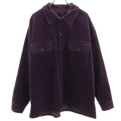 BEAMS HEART ビームスハート 長袖 コーデュロイシャツ M パープル メンズ 古着