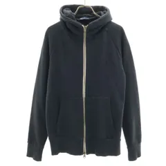 FRED PERRY フレッドペリー 日本製 長袖 スウェット ジップパーカー M チャコール メンズ 古着