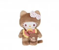 ハローキティ モンチッチ ギンガムチェック コラボ