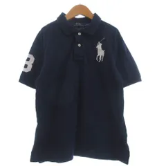 ポロ ラルフローレン POLO RALPH LAUREN ポロシャツ カットソー 半袖 ビッグポニー 紺 ネイビー M