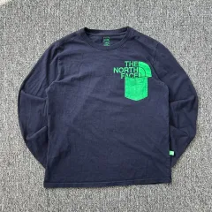 THE NORTH FACE ザノースフェイス ネイビー 長袖Tシャツ
