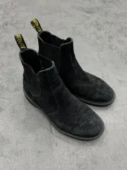 DR. MARTENS ドクターマーチン ブラック スウェード チェルシーブーツ