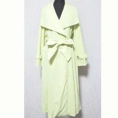 美品 23SS NATURAL BEAUTY BASIC ナチュラルビューティーベーシック デザインカラーフレアコート 017-3152250 サイズS ペールレモン レディース 古着 中古 USEDのサムネイル