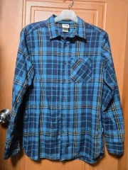 ザノースフェイス ブルー CHECK シャツ