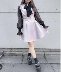 ROJITA 地雷系 ミニ ワンピース シースルー レース リボン ピンク シークレットハニー 量産型