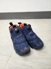 リーボック フューリー スニーカー ネイビー/オレンジ