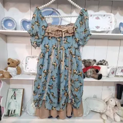 アクシーズファム(axes femme) フラワー パータンワンピース