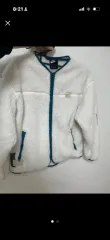 ナイキ 白 ボア フリース ジャケット