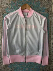 アディダス グレー ピンク トラックジャージ 1624