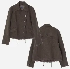 GAP 日本 ヴィンテージ フリル ツイード ジャケット