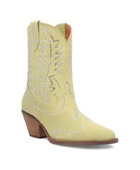 ディンゴ レディース シューズ ブーツ・レインブーツ スエード ブーツ レザー Dingo Womens Tiny Pony Suede Leather Bootie Lime ライム