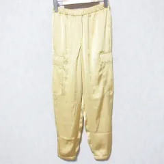 未使用 Theory セオリー サテンカーゴパンツ サイズXS イエロー レディース 古着 中古 USEDのサムネイル