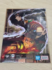 鬼滅の刃 姉の復讐 クリアポスター D賞 猗窩座 義勇 一番くじ