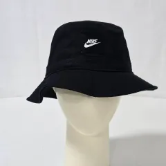 ナイキ キッズ ジャストドゥイット ブラック バケットハット 帽子 52cm 0213