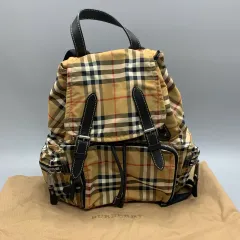 バーバリー ロンドン チェック ナイロン バックパック
