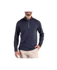 カッターアンドバック メンズ アウター ジャケット・ブルゾン ハーフジップ Cutter Buck Coastline Epic Comfort Recycled Mens Quarter Zip Nのサムネイル