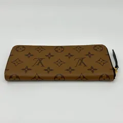LOUIS VUITTON （ルイヴィトン） モノグラム 長財布 M82336 ポルトフォイユ クレマンス モノグラム リバース ブラウン レディース  【中古】