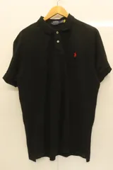 【中古】 POLO RALPH LAUREN メンズポロシャツ XL ポロシャツ POLO RALPH LAUREN XL 黒 ブラック ロゴ
