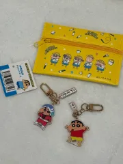 クレヨンしんちゃん ミニ 型抜き フラット ポーチ キーホルダー まとめ