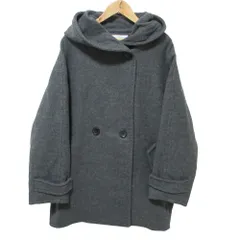 美品 22AW SIMPLICITE シンプリシテェ フード コクーンコート グレー レディース 古着 中古 USEDのサムネイル