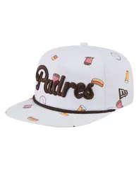 ニューエラ メンズ アクセサリー 帽子 New Era Mens White San Diego Padres Team Cheer Rope 19TWENTY Adjustable Hat White ホワイト