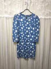 エゴイスト(EGOIST) 星柄 キュービック デニム ONE PIECE