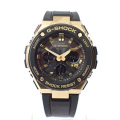 CASIO G-SHOCK GST-W300G 電波ソーラー ブラック×ゴールド - メルカリ