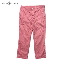 USA 古着 POLO RALPH LAUREN ポロ ラルフローレン 薄生地 コットン チノ スラックス ポロチノ ピンク系 W36 L30 CI0201のサムネイル