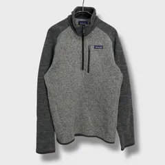 ☆patagonia☆パタゴニア☆ベターセーター☆ハーフジップフリース☆ツートンカラー☆グレー☆M☆C26M