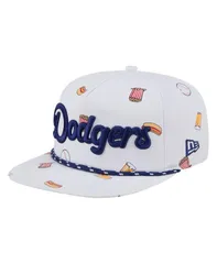 ニューエラ メンズ アクセサリー 帽子 New Era Mens White Los Angeles Dodgers Team Cheer Rope 19TWENTY Adjustable Hat White ホワイト