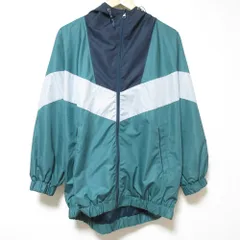 良品 JOURNAL STANDARD ジャーナルスタンダード ウインドブレーカー ジャケット グリーン ネイビー メンズ 古着 中古 USEDのサムネイル