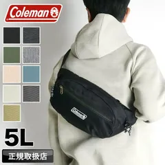 新品コールマン ウエストバッグ メンズ ボディバッグ レディース Coleman WALKER ウォーカー WALKER WAIST5 ウエストバック ウエストポーチ ウエストポーチ 軽量 撥水 5L 普段使い ウォーキング 散歩 アウトドア フェス ブランド