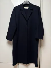 ザラ ベーシック ネイビー ハンドメイド コート S