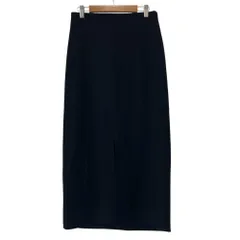 良品 23AW LESSAGE JOURNAL STANDARD レサージュ ジャーナルスタンダード ウール ロングタイトスカート サイズ38 ブラック レディース 古着 中古 USED