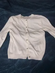 アイボリー色 レディース カーディガン