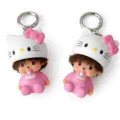 モンチッチ ハローキティ コラボ ぬいぐるみ キーホルダー