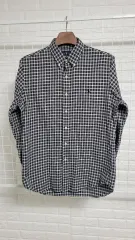 100 POLO RALPH LAUREN ブラック タータンチェック シャツ フランネル チェック シャツ L