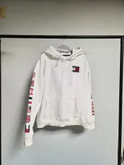 Tommy Hilfiger トミーヒルフィガー ジーンズ 国旗 フーディー Tシャツ M