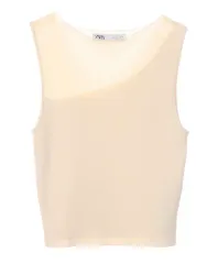 ザラ ニット ノースリーブTシャツ (試着のみの新品)