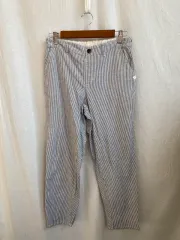 ストライプ コットン イージーパンツ (M-L)