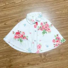 ヴィンテージ フラワー ケープ ケープ 姫ギャル ロギャル ラテ 平成 リズリサ風 森ガール