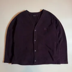 ニードルズ x ユニクロ フリース カーディガン パープル
