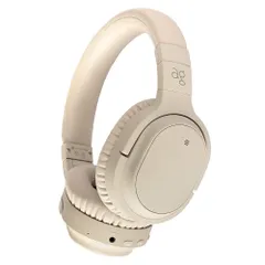 ag WHP01K 【AG-WHP01K】 ワイヤレス ヘッドホン Bluetooth ノイズキャンセリング ノイキャン ANC マイク付き（クリーム）のサムネイル