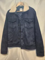 ザラ スウェード キルティング ジャケット ファー 取り外し L